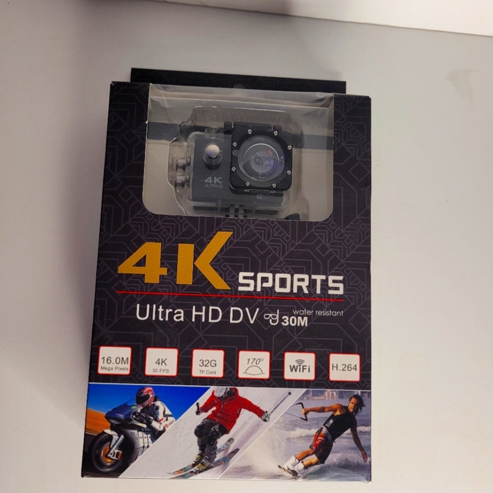 1080P 4K Ultra HD Sport Action WiFi Camera DVR DV EIS Waterproof 30MP Camcorder